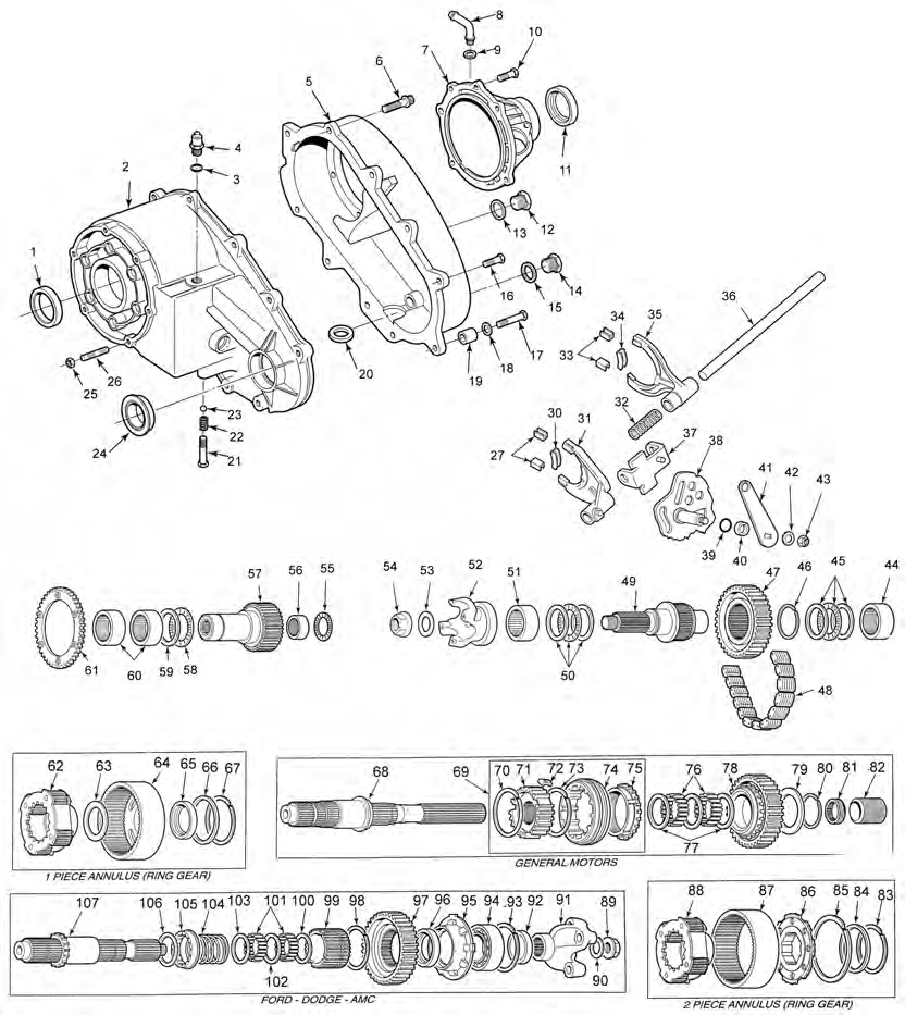 Ring And Pinion Gears, Axles and Axle Shafts, Drivetrain Parts and ...